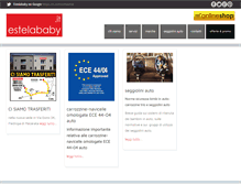 Tablet Screenshot of estelababy.it